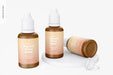 Free 0.5 Oz Micro Pigment Tattoo Bottles Mockup Psd