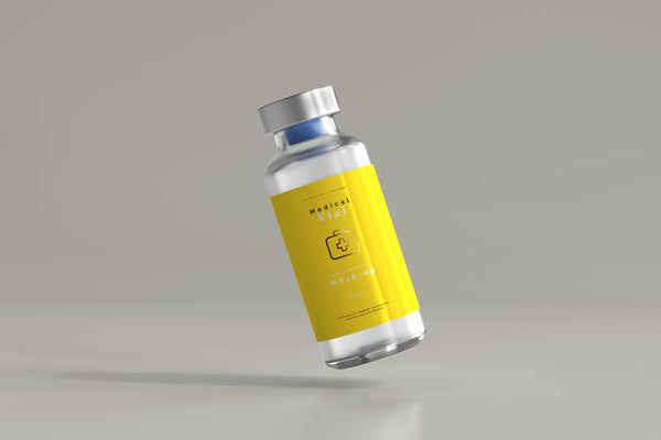 Free 10Ml Vial Bottle Mock Up Psd