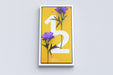 Free 1:2 Portrait Canvas Mockup In Floater Frame, Bottom Front View