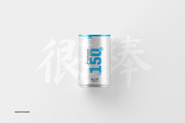 Free 150Ml Soda Can Mockup Psd