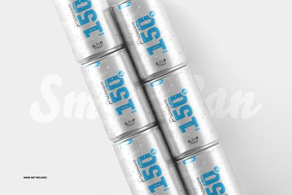 Free 150Ml Soda Cans Mockup Psd