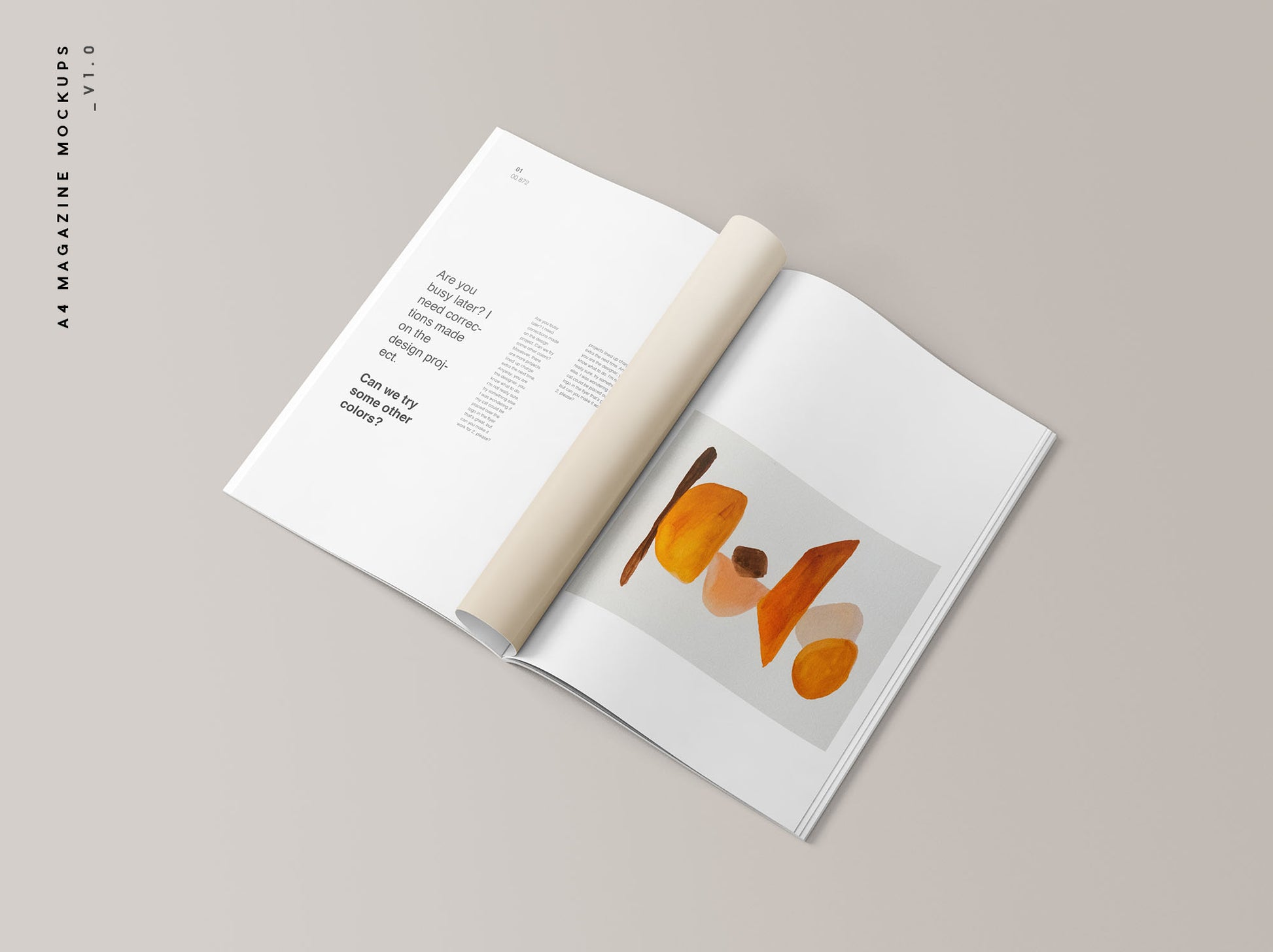 Free 16 A4 Magazine Mockups