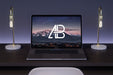 Free 2017 Macbook Pro On Desk Mockup
