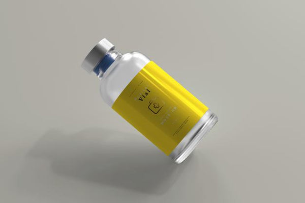 Free 25Ml Vial Bottle Mock Up Psd