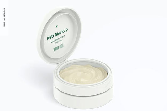 Free 3.38 Oz Cream Jar Mockup Psd