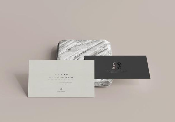 Free 3.5X2 Business Card Mockup Psd