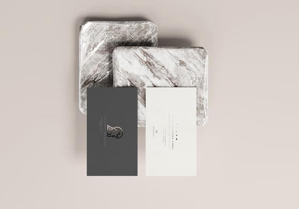 Free 3.5X2 Business Card Mockup Psd