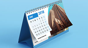 Free 30+ Best Table, Desk Tent & Wall Calendar Mockup Psd Files