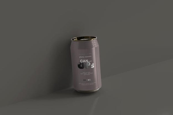 Free 330Ml Standard Soda Can Mockup Psd