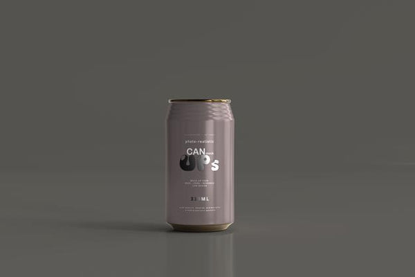 Free 330Ml Standard Soda Can Mockup Psd