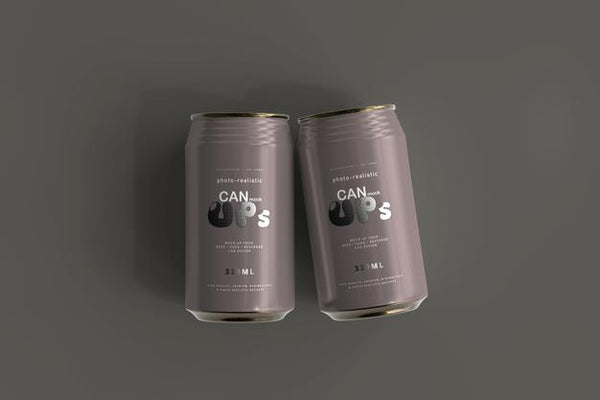 Free 330Ml Standard Soda Can Mockup Psd