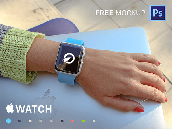 Free 35 Apple Watch Psd Mockups