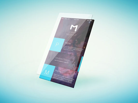 Free 3D App Screen Mockup