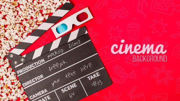 Free 3D Glasses For Cinema Psd