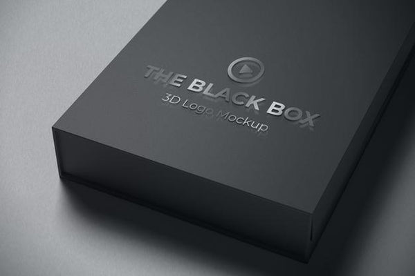 Free 3D Logo Mockup On The Box Psd