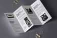 Free 4 Fold Panel Psd Brochure Mockup