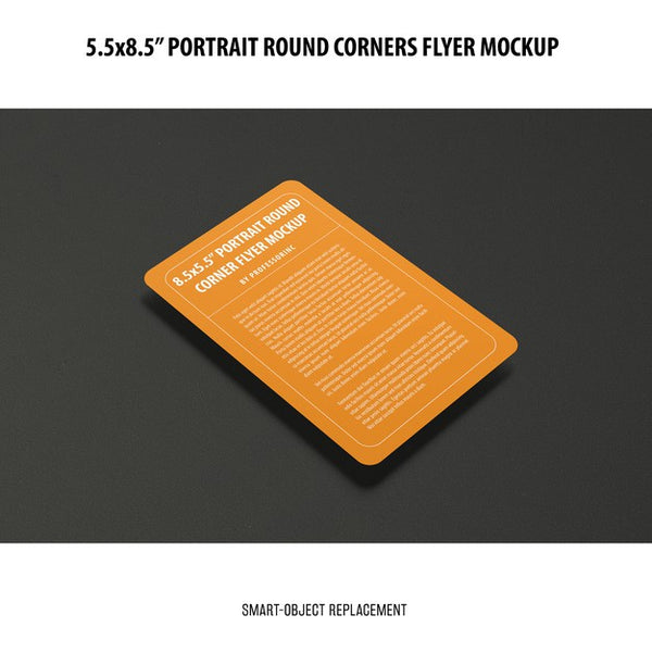 Free 5.5X8.5'' Portrait Flyer Mockup Psd