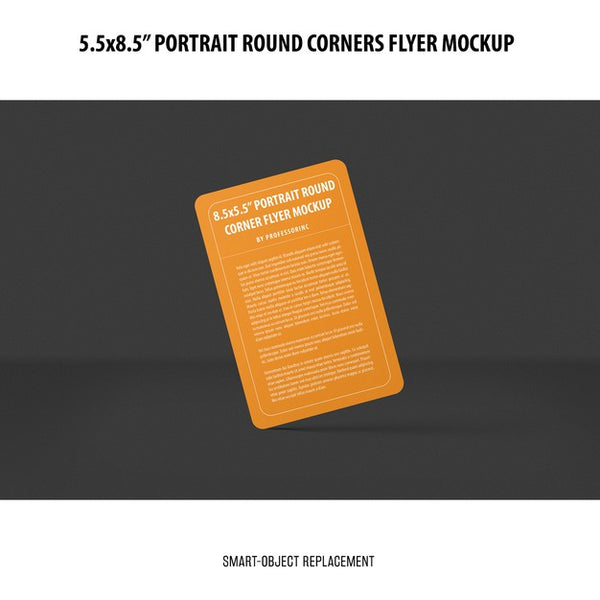 Free 5.5X8.5'' Portrait Flyer Mockup Psd