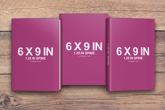 Free 6 X 9 Book Series With Dust Jacket Covers Psd Mockup