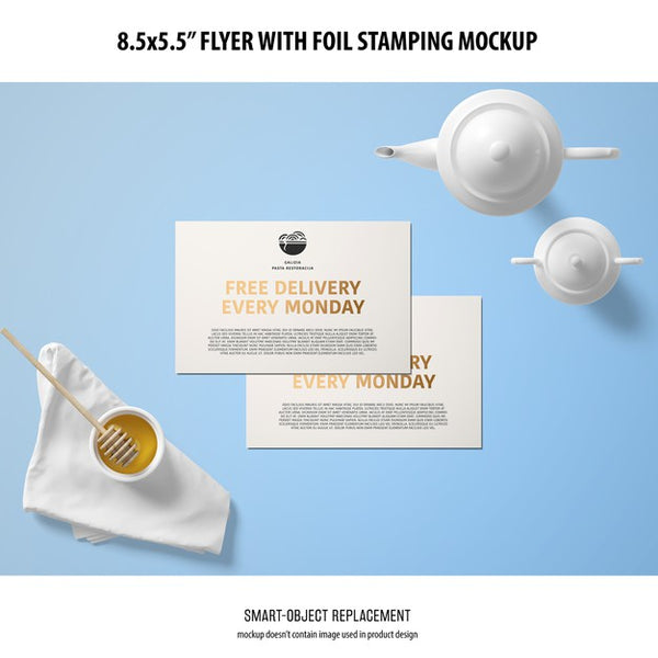 Free 8.5X5.5 Flyer Mockup Psd