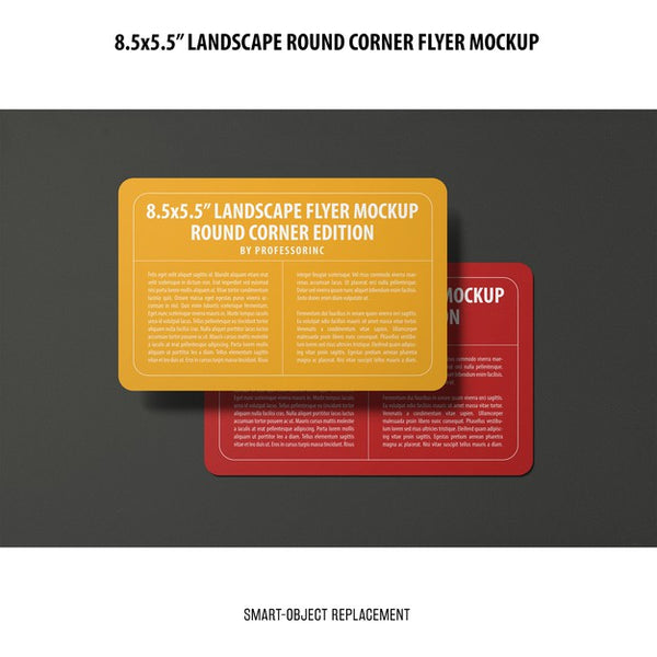 Free 8.5X5.5 Landscape Flyer Mockup Psd