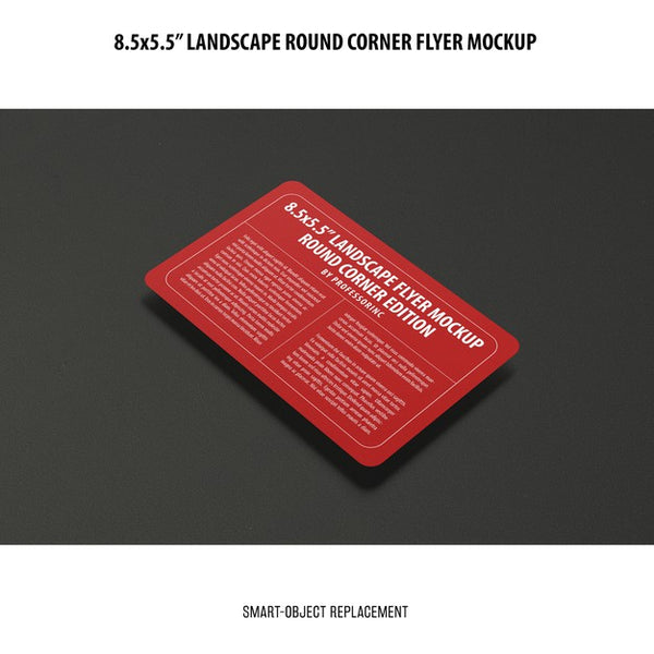 Free 8.5X5.5 Landscape Flyer Mockup Psd