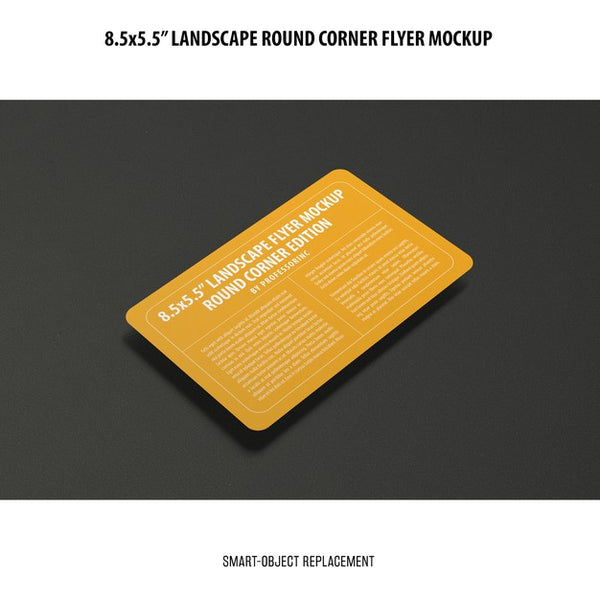 Free 8.5X5.5 Landscape Flyer Mockup Psd