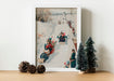 Free A Hand Drawing Picture Of Sled In Winter Picture Psd