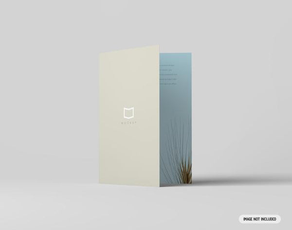 Free A4 Bifold Brochure Mockup Psd