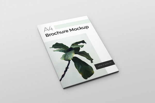 Free A4 Brochure Mockup For Photoshop