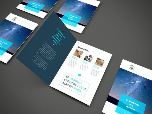 Free A4 Brochure Psd Mockup