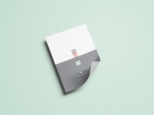 Free A4 Flyer Mockup