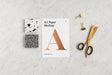Free A4 Paper With Scissors Mockup