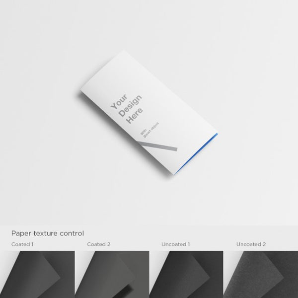 Free A5 Brochure Folded Mock Up Psd