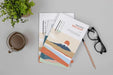 Free Above View Desk Arrangement Psd