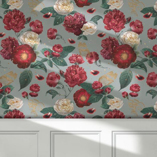 Free Abstract Paint Over A Sideboard Mockup Design Psd