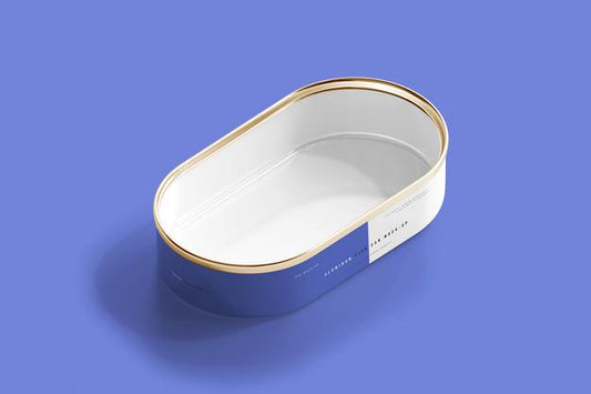 Free Aluminum Fish Can Mockup Psd
