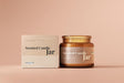 Free Amber Glass Candle Jar And Box Mockup Psd