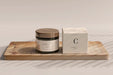 Free Amber Glass Cosmetic Jar And Box Mockup Psd