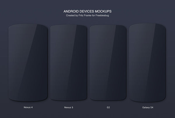 Free Android Devices Mockups (Nexus, Lg, Galaxy)