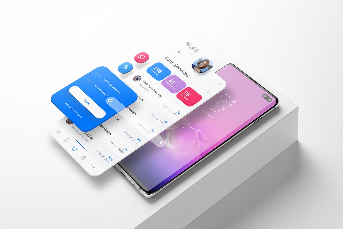 Free Android Smartphone Mockup – DreamBundles