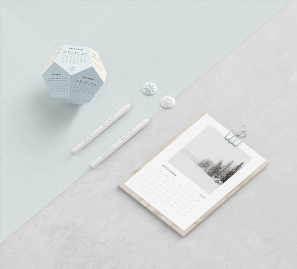 Free Annual Calendar In Different Concepts Psd