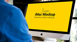 Free Apple Imac Photo Mockup Psd