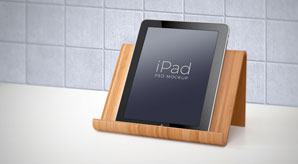 Free Apple Ipad Vertical Photo Mockup Psd