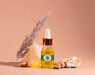Free Argan Oil Cosmetic Bottle Mock-Up With Rock Psd