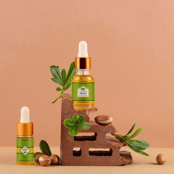 Free Argan Oil Products Mockup Psd