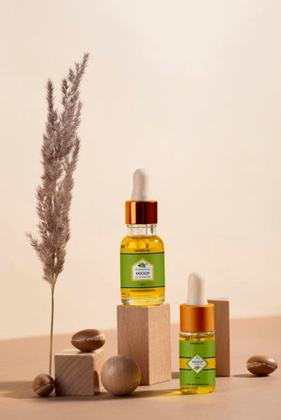 Free Argan Oil Products Mockup Psd