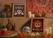 Free Arrangement Of Colours And Designs For Day Of The Dead Mock-Ups Psd