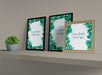 Free Arrangement Of Small Frames On Shelf Psd