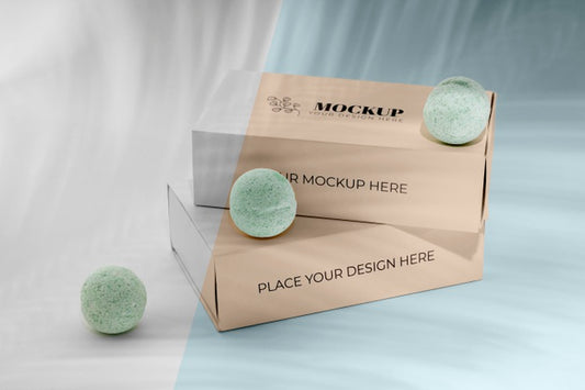 Free Arrangement With Bath Bombs High Angle Psd